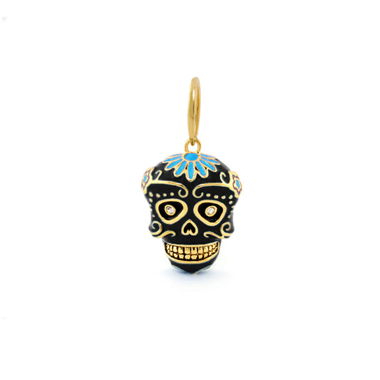 Eau Dia De Los Muertos Skull Pendant