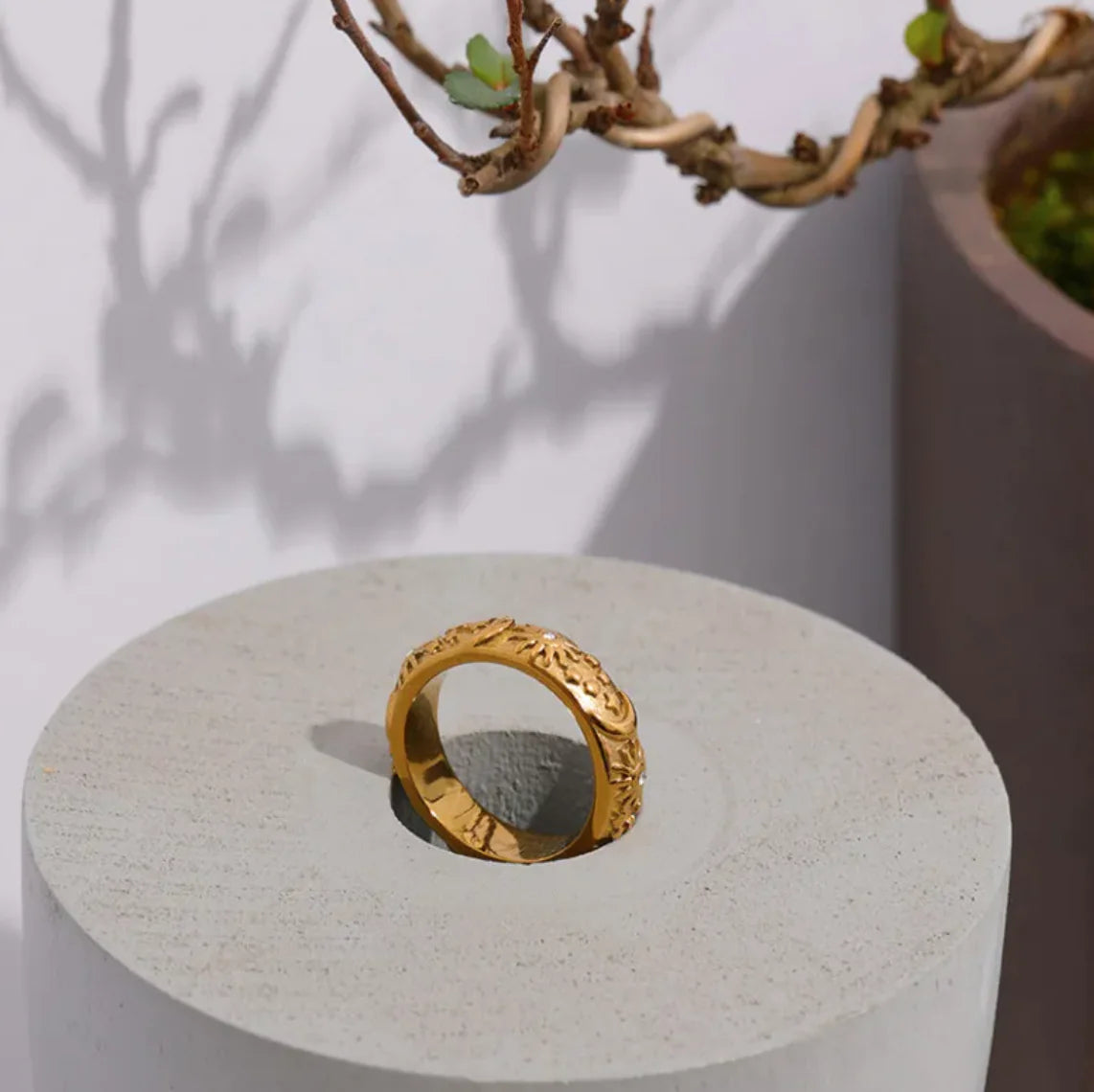 star moon and sun ring