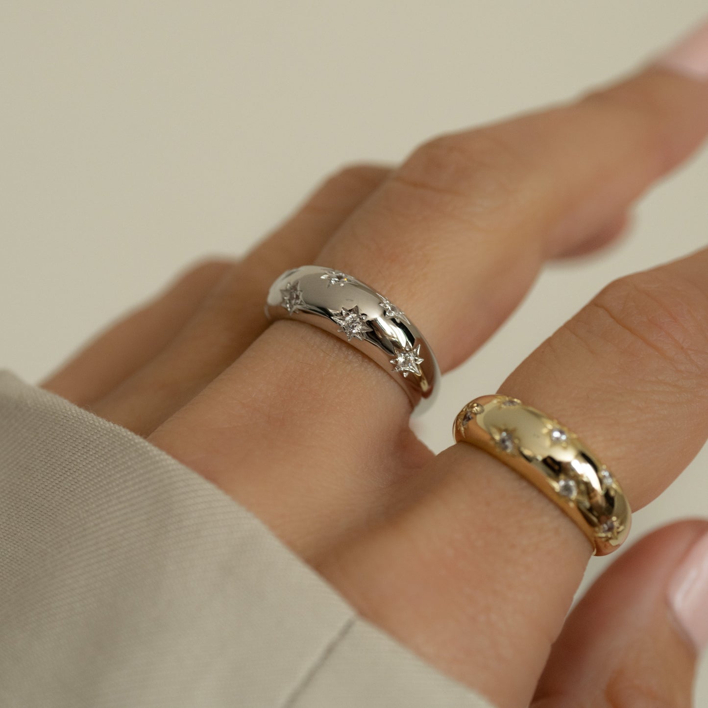 Rounded Gold Band