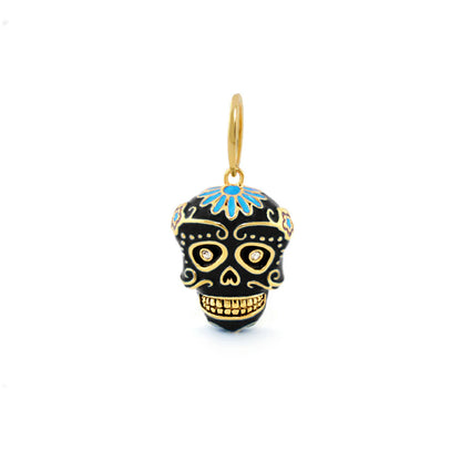 Eau Dia De Los Muertos Skull Pendant