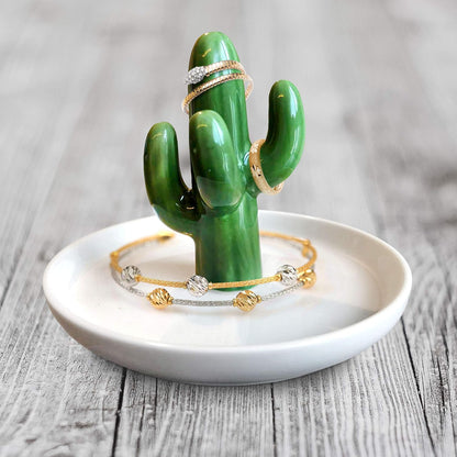 Ceramic Cactus Ring Holder