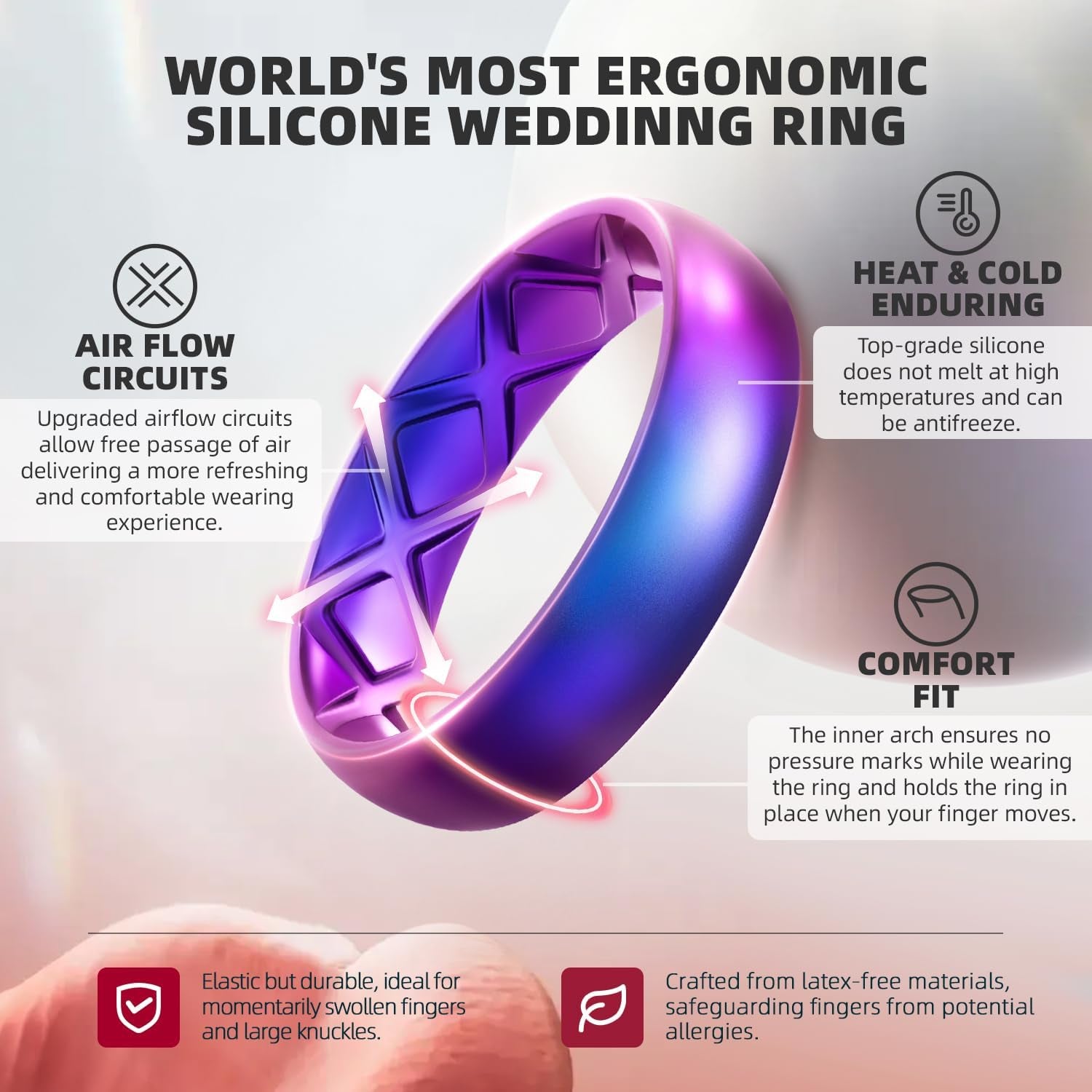 Silicone Rings Workout/Vacation/Worry-Free