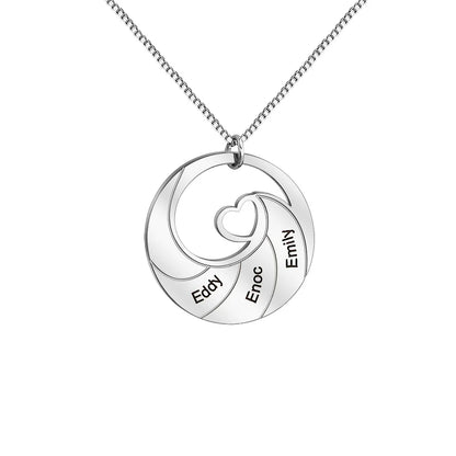 Custom Stainless Steel Wave Necklace