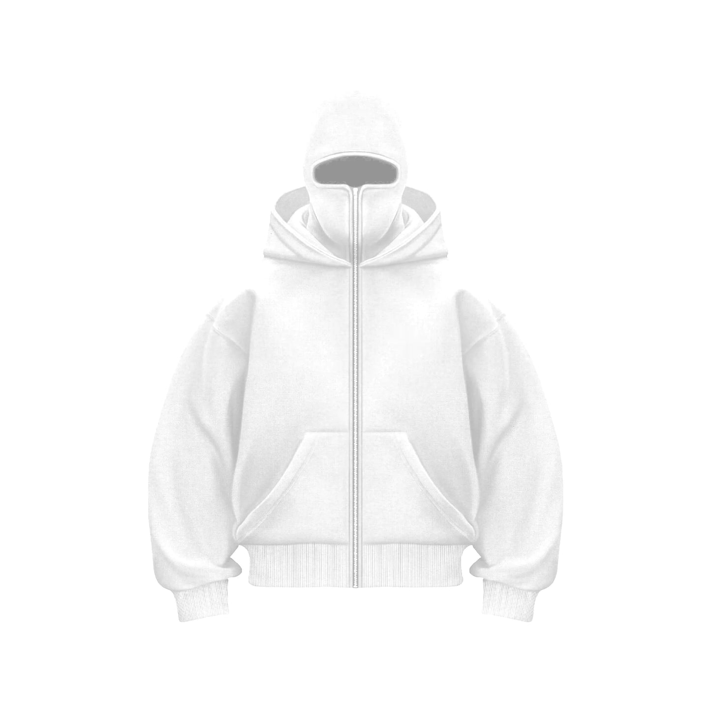 Double Hood Balaclava Fleece-Lined Sweater