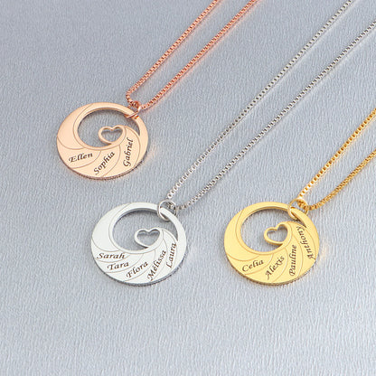Custom Stainless Steel Wave Necklace