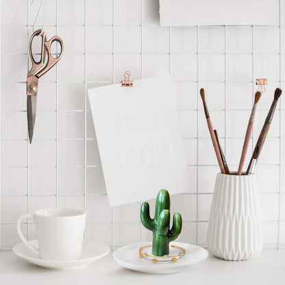 Ceramic Cactus Ring Holder