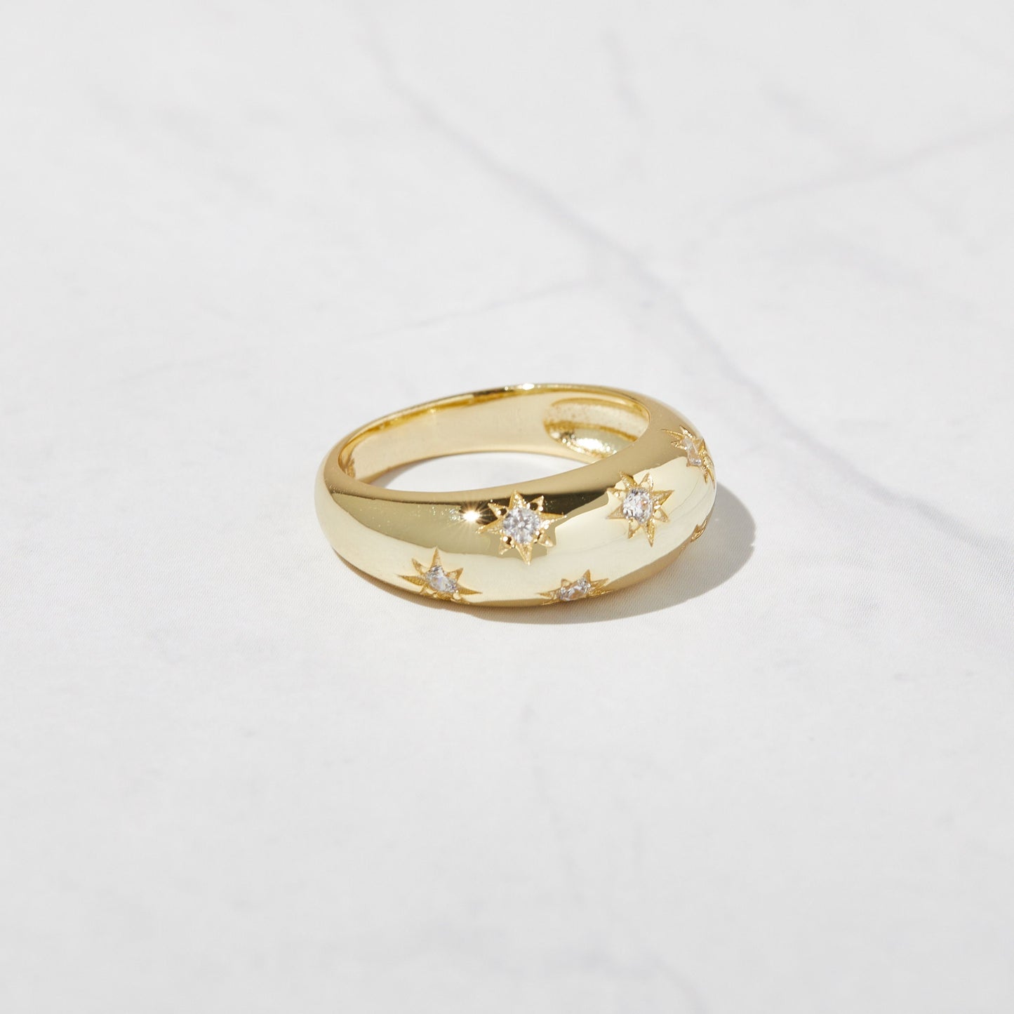 Rounded Gold Band 