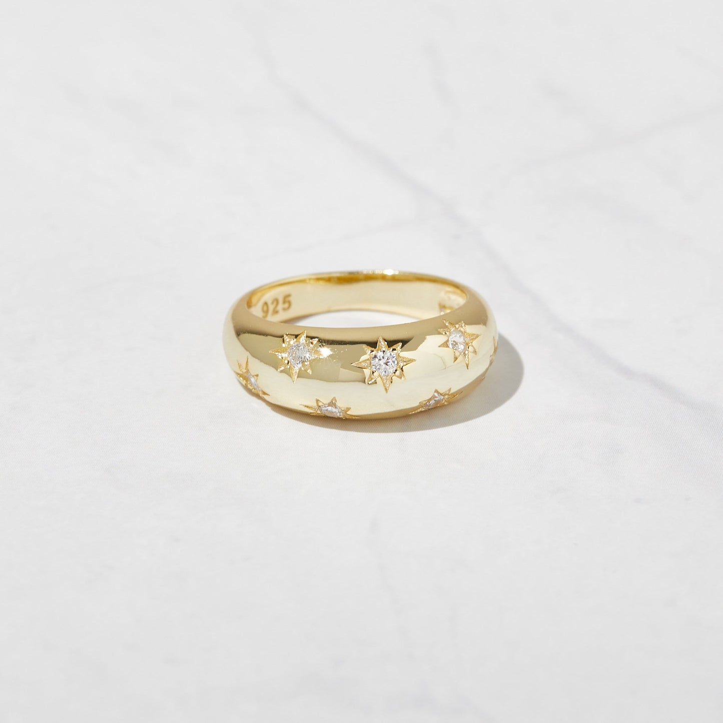 Rounded Gold Band 