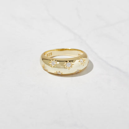 Rounded Gold Band 